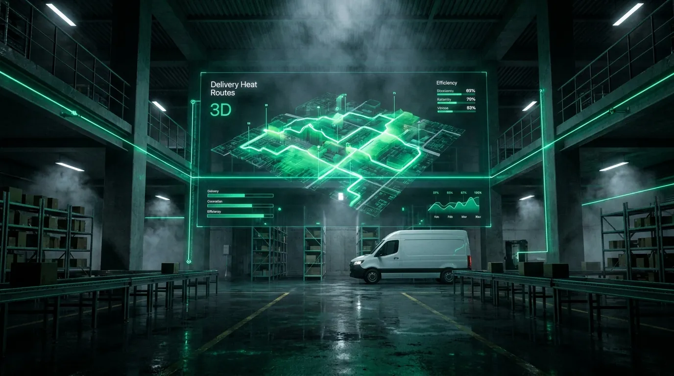 Koeriersteam en dispatch-operatie in modern logistiek knooppunt