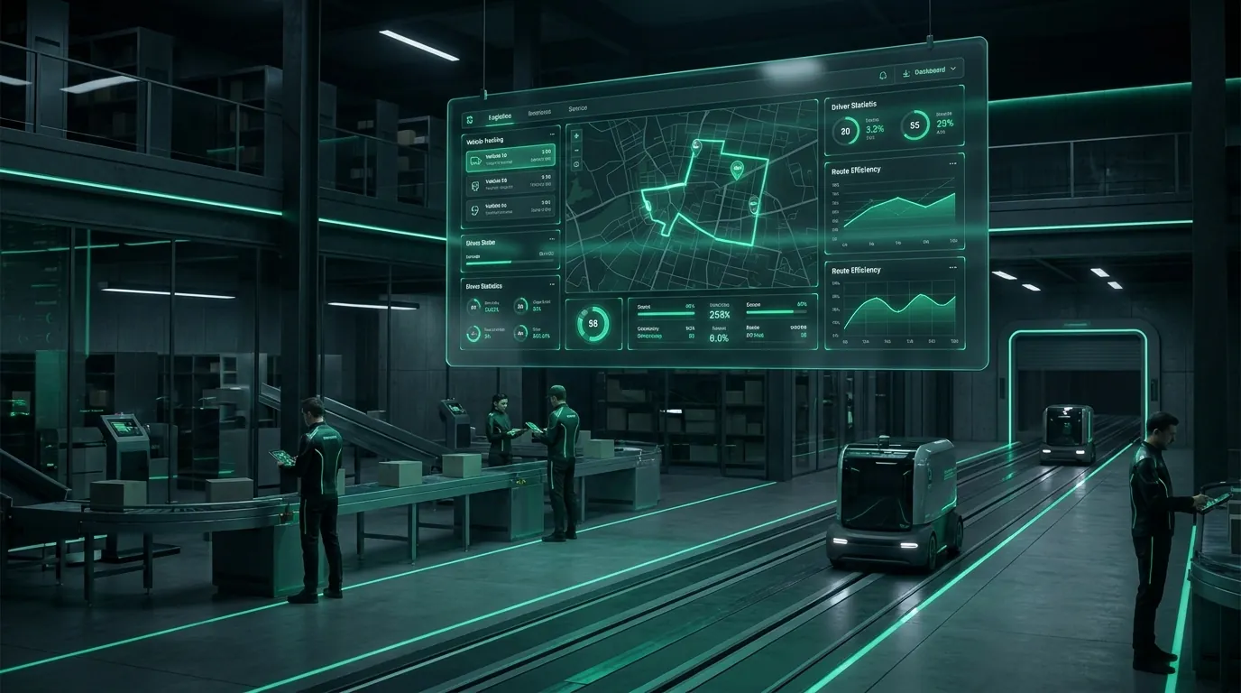 Operations dashboard voor logistieke opvolging en ritcontrole